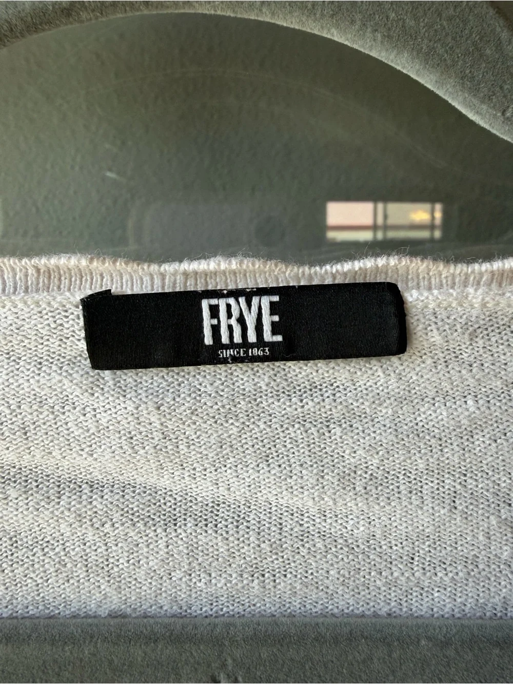 Frye branded knit